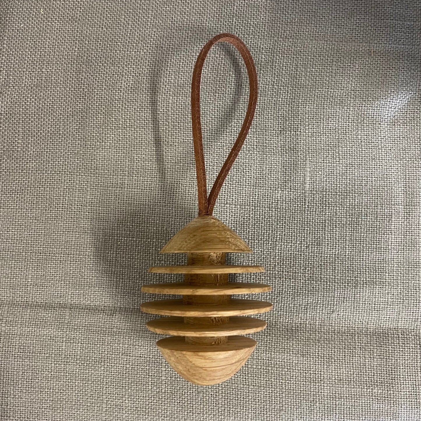 Wooden Baubles in Oak