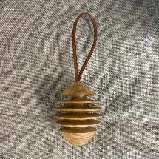 Wooden Baubles in Oak