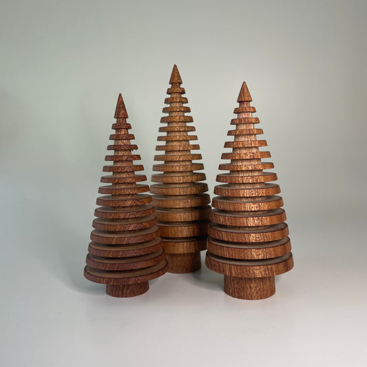 Wooden Trees in Sapele