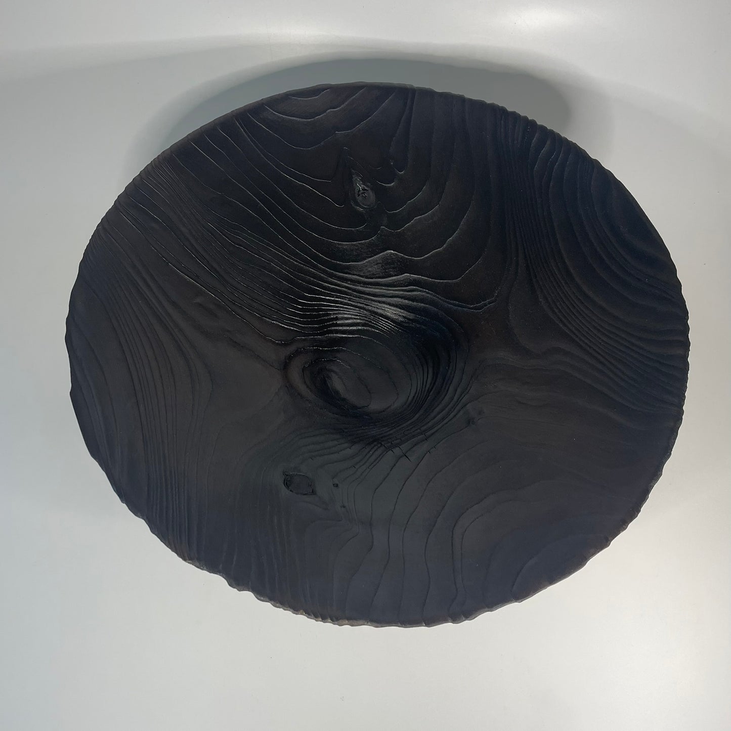 Scorched and Textured Western Red Cedar Bowl