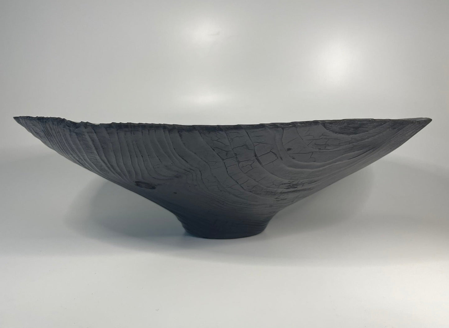 Scorched and Textured Western Red Cedar Bowl