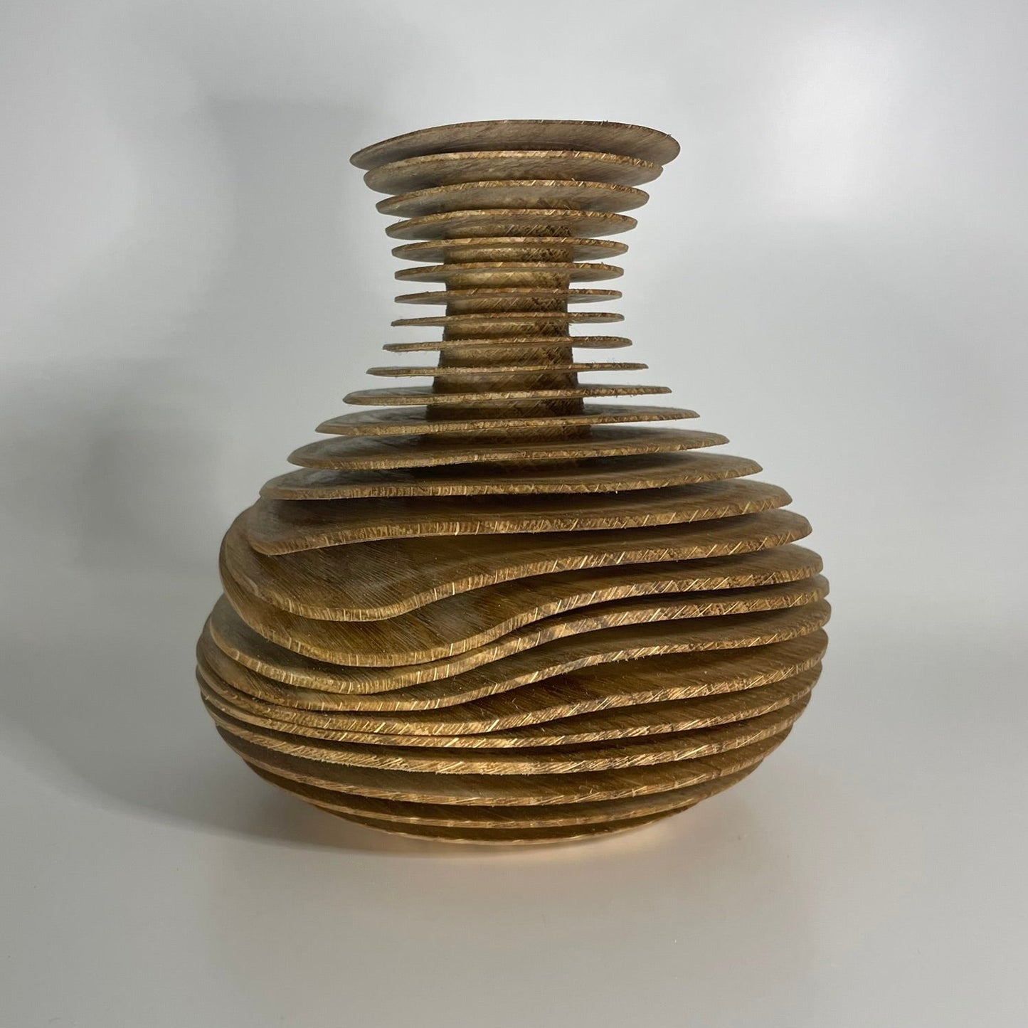 Wavy Oak Vase 1