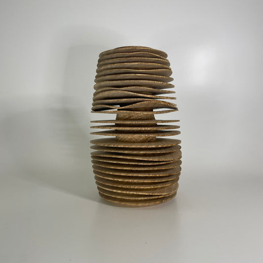Wavy Oak Vase 2
