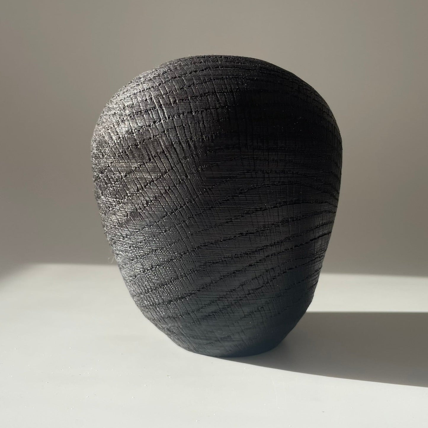 Ebonised Oak Hollow Form 1