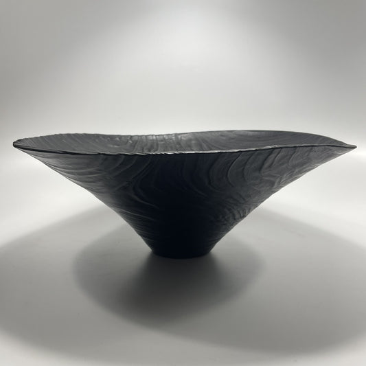 Scorched and Textured Western Red Cedar Bowl 2