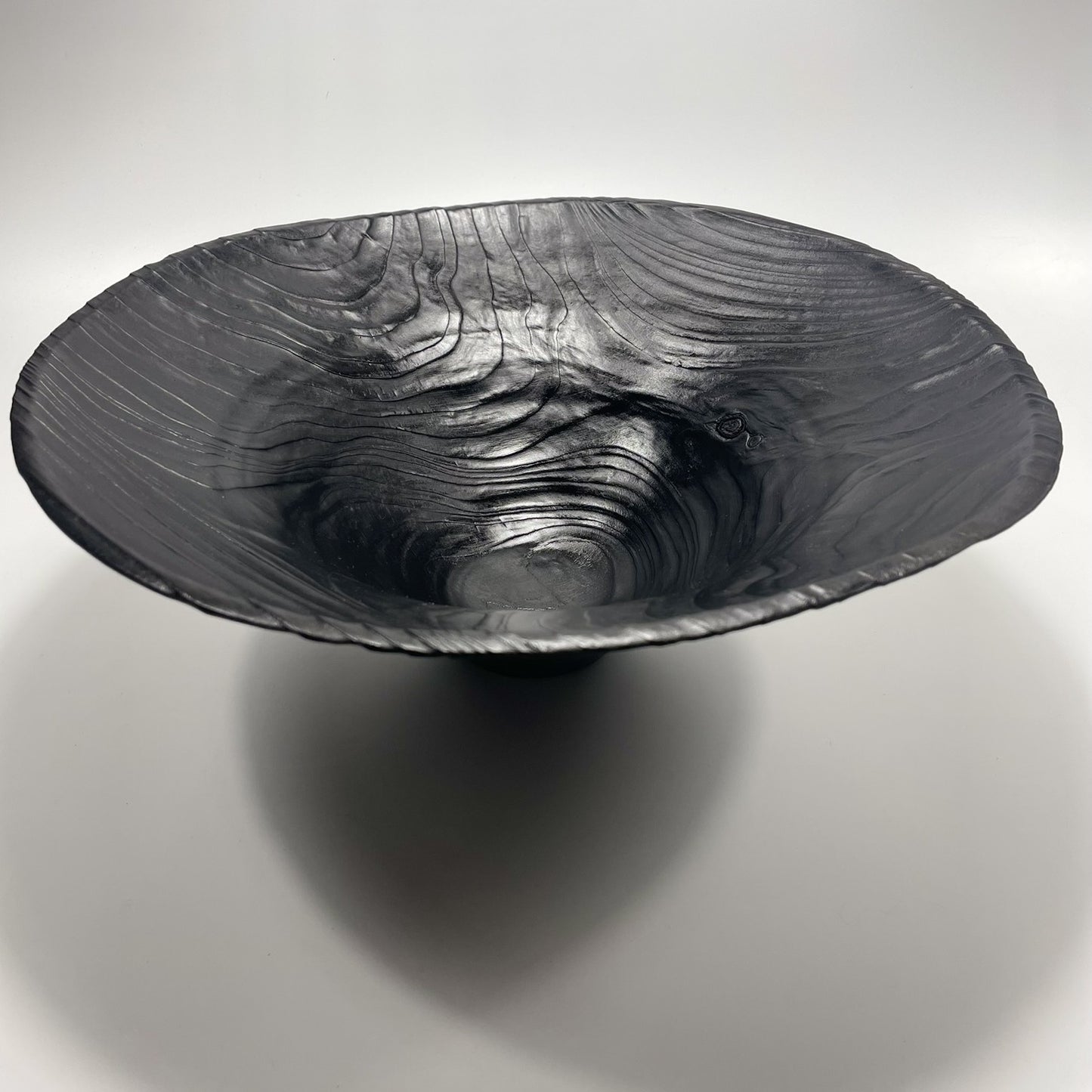 Scorched and Textured Western Red Cedar Bowl 2