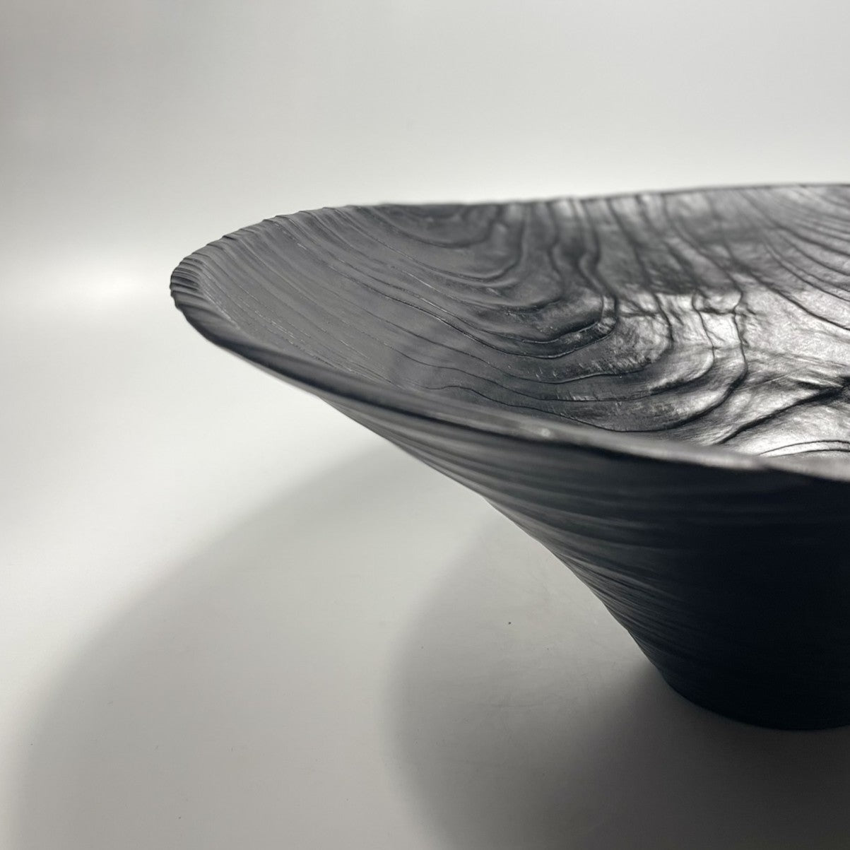 Scorched and Textured Western Red Cedar Bowl 2