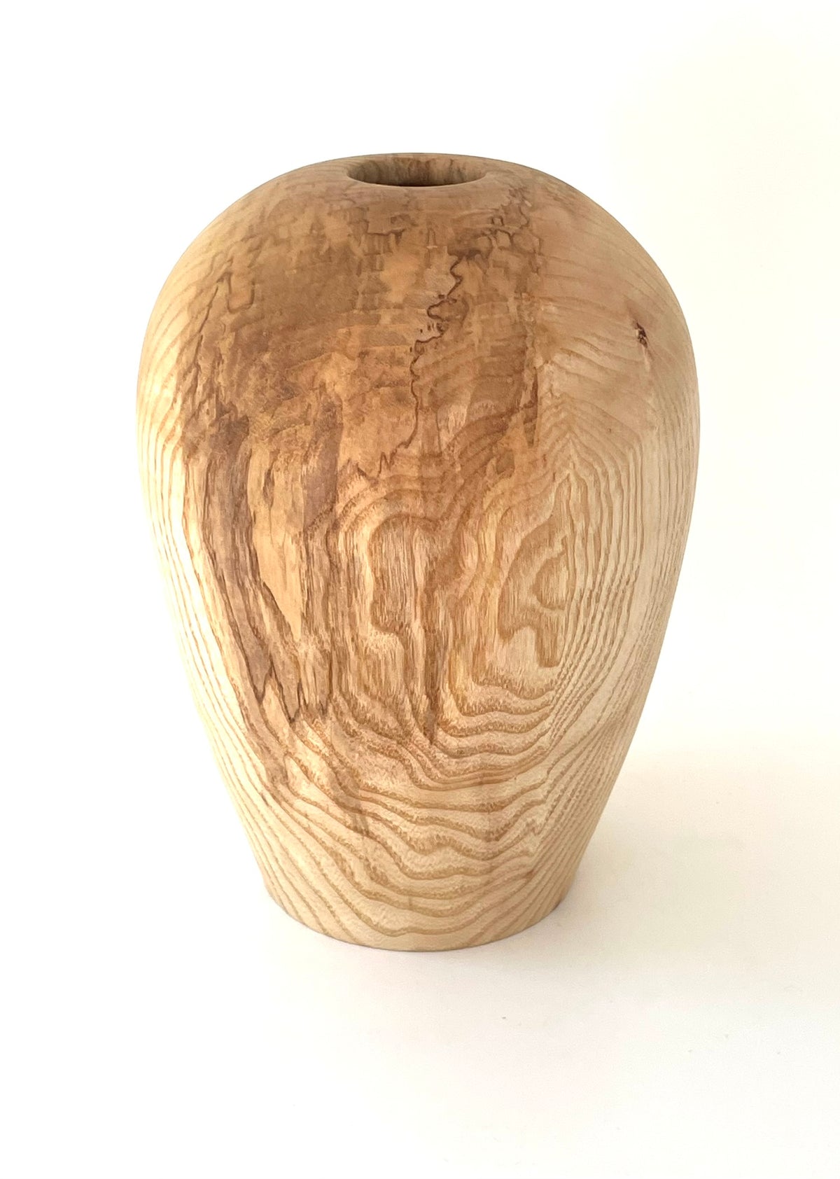 Wide Ash Vase