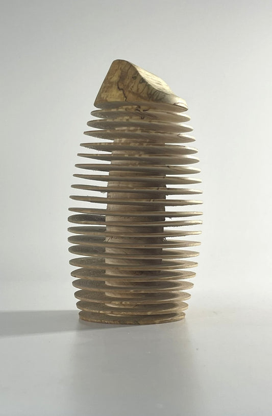 Spalted Silver Birch Form within a Form