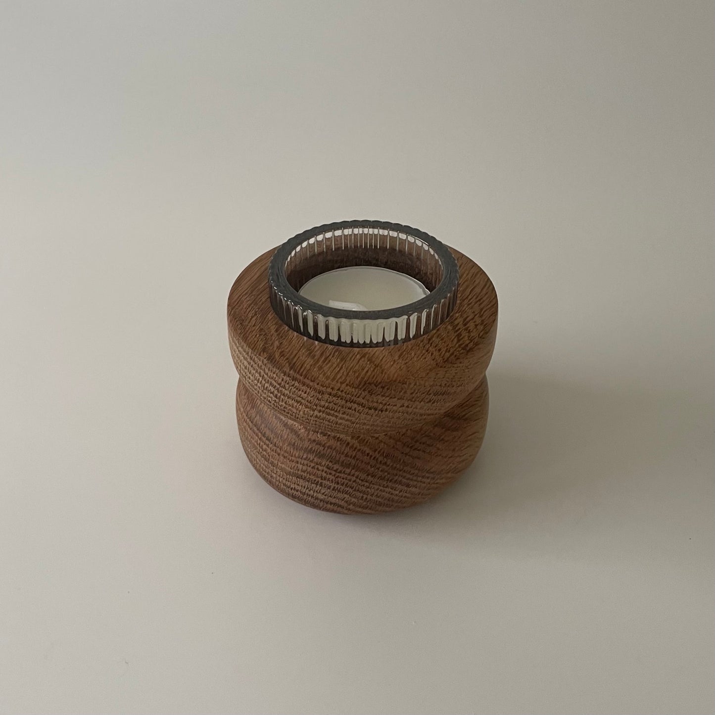 Oak Tealight Holder